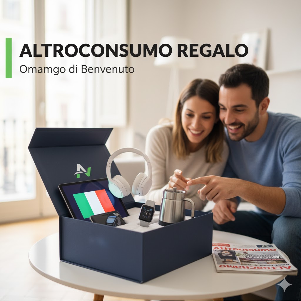 Altroconsumo regalo di benvenuto per i nuovi soci
